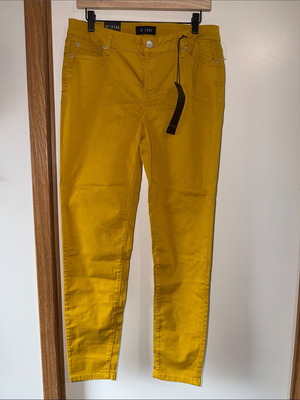 CP Jeans Slim Skinny Jeans in Mustard Yellow‎